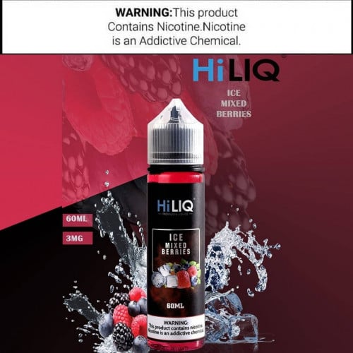 مزيج التوت المثلج HiLIQ Ice Mixed Berries - 60ML