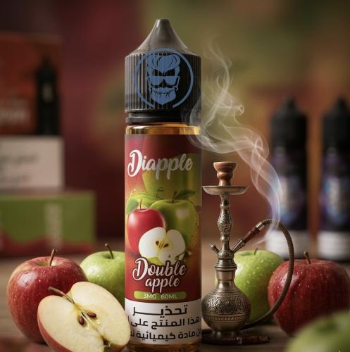 نكهة تفاحتين ديابل فيب 60 مل Diapple Double Apple