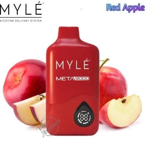 سحبه مايلي تفاح احمر ميتا 9000 شفطة MYLE Red Apple...
