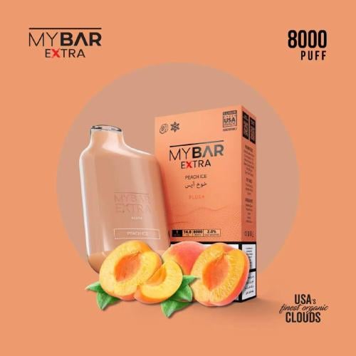 سحبة ماي بار خوخ ايس PEACH ICE MY BAR EXTRA