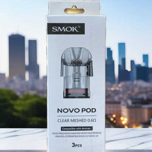 بود نوفو 0.6 ميش شفاف | SMOK Novo Pod Clear Meshed...