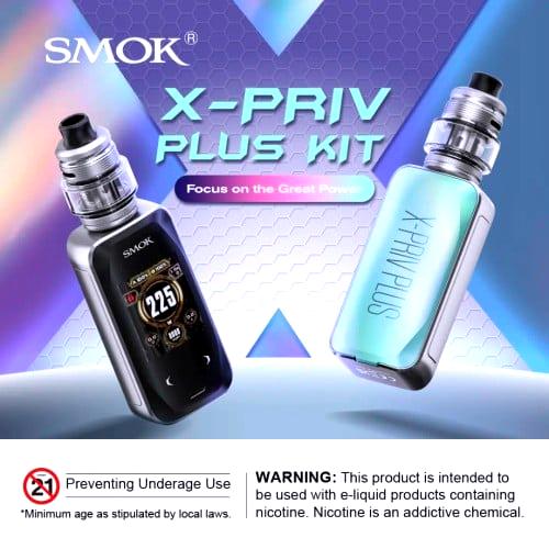 سموك X-Priv Plus – جهاز فيب 225 واط مع تانك TFV18...