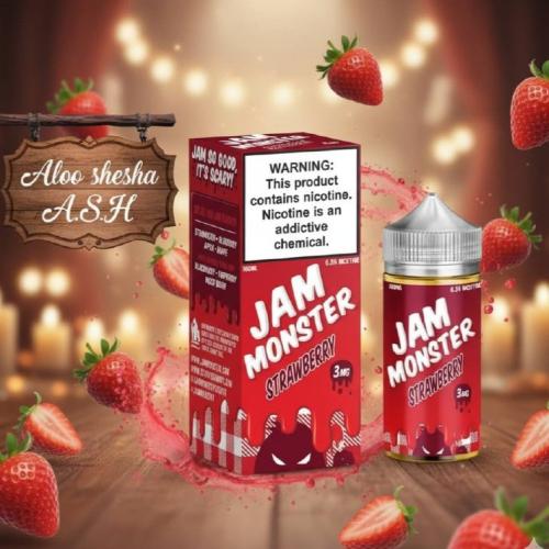 نكهة جام مونستر فراولة – Jam Monster Strawberry 10...