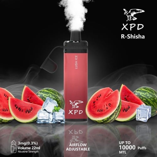 شيشة لوش ايسXPD بار Lush Ice XPD BAR 10,000 puffs