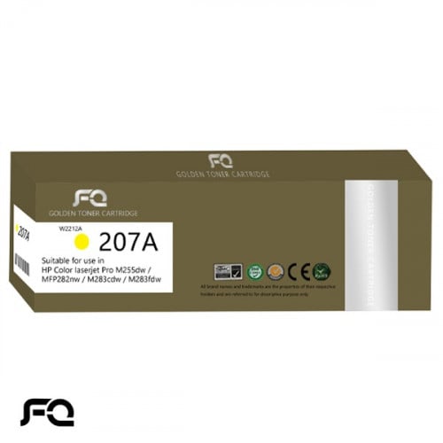 207A Yallow / حبر طابعة ليزر اصفر رقم 207A مع الضم...