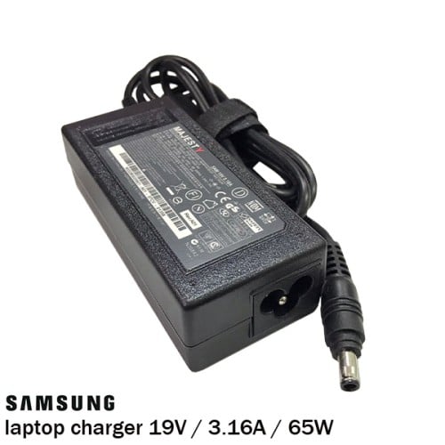 شاحن سامسونج بجهد 19 فولت وتيار 3.16 امبير وقوة 65...