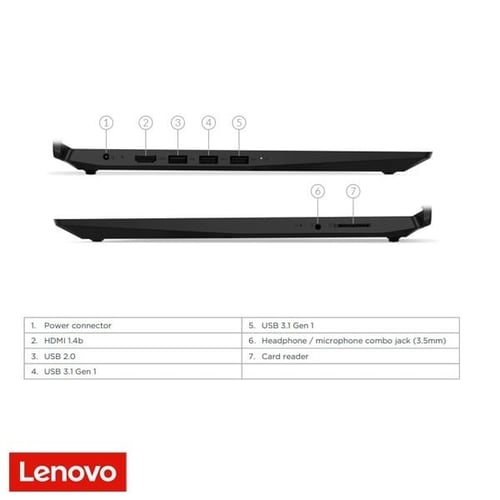 (اقساط) 81W8/ Lenovo لابتوب لينفو - اسود -المعالج...