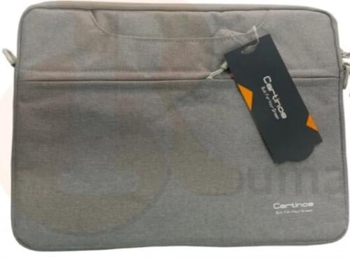 شنطة لابتوب خفيفة و انيقة لون رمادي بحجم مناسب للا...