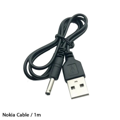 USB with Nokia cable 1m / كيبل نوكيا مع USB عريض ب...