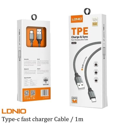LS521 / شاحن تايب سي سريع بطول 1 متر / Type-c char...