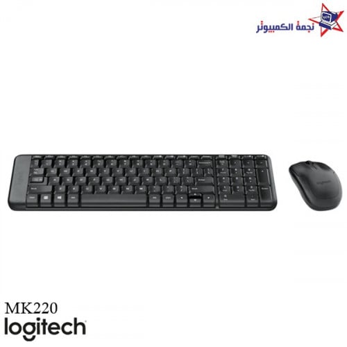 MK220 كيبورد لاسلكي مع ماوس
