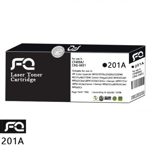 201A Black / / حبر طابعة ليزر اسود رقم 201A مع الض...