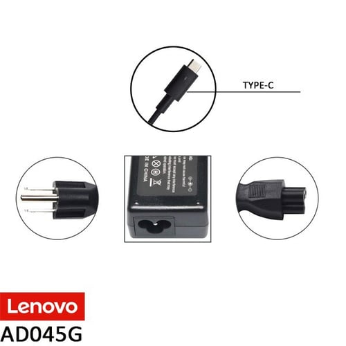 شاحن لابتوب يلينفو بقوة 45 واط و جهد 20 فولت / AD0...