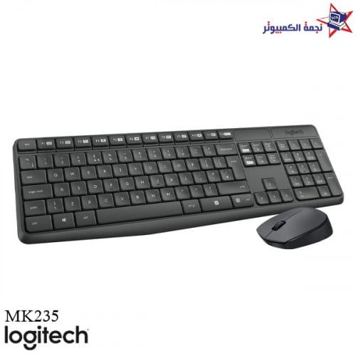 MK235 كيبورد لاسلكي مع ماوس