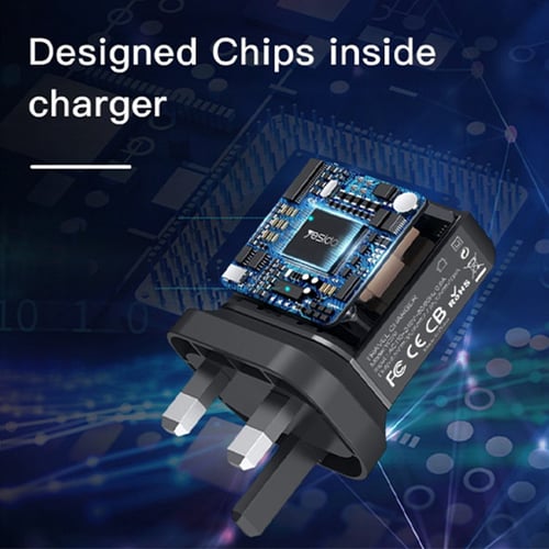 YC29 / شاحن جداري سريع بقوة 25 واط وجودة ممتازة بم...