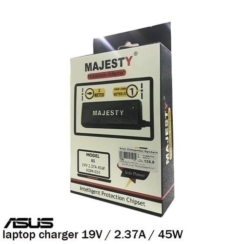 شاحن ايسر بجهد 19 فولت وتيار 2.37 امبير وقوة 45 وا...