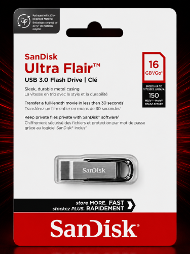 فلاش مومري يو اس بي usb flash 16gb sandisk