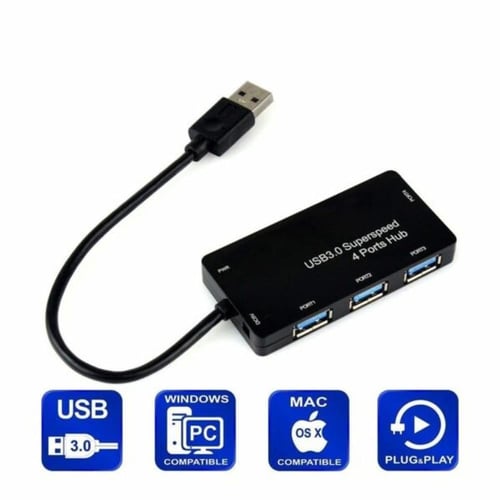 موزع يو اس بي ب 4 مداخل USB HUB 4-PORT 3.0 BYL-301...