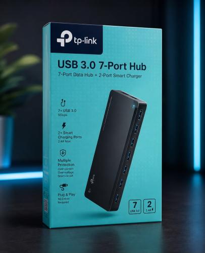 محول يو اس بي من تي بي لينك tp-link 3.0 7-port hub