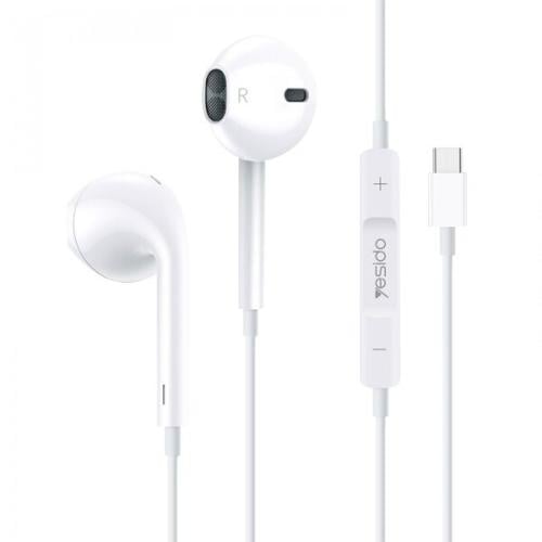 سماعة اذن للجوال بمدخل تايب سي yesido earphone hif...