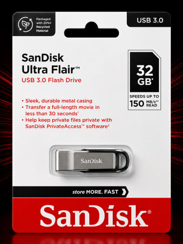 فلاش مومري يو اس بي usb flash 32gb sandisk