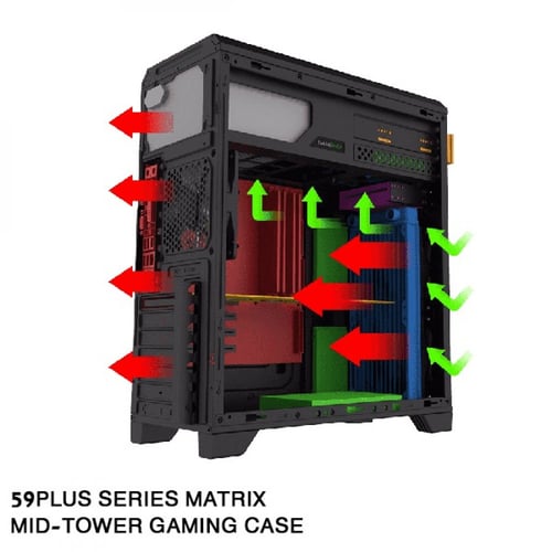 صندوق تجميع بي سي قيمنق / MATRIX G562 / MID-TOWER...
