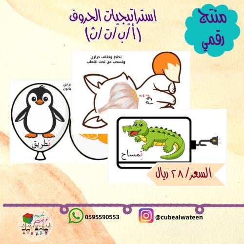 استراتيجيات الحروف(أ/ب/ت/ث)