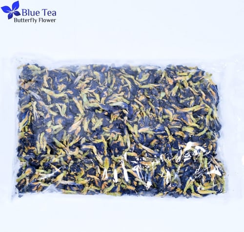 (زهرة الفراشة) الشاي الأزرق