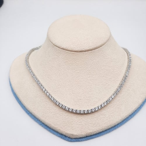 طقم تنس ( أسوارة وعقد )فضة صافي عيار 925