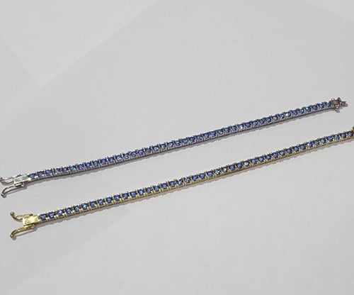 اسوارة تنس فصوص سوارفيسكي فضة صافي عيار925