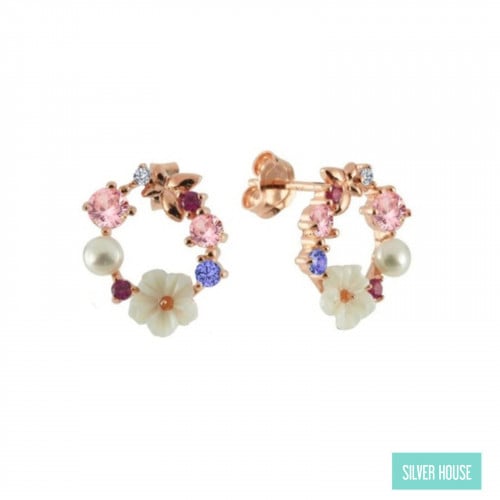 حلق فضة صافي عيار 925