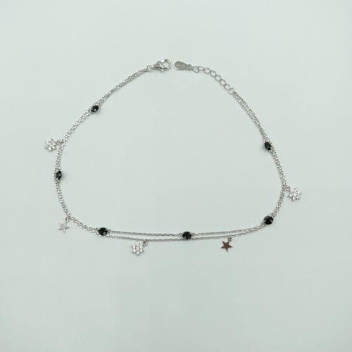 خلخال فضة صافي عيار 925