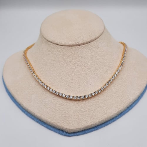 طقم تنس ( أسوارة وعقد )فضة صافي عيار 925