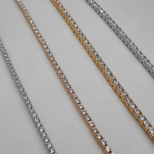 طقم تنس ( أسوارة وعقد )فضة صافي عيار 925