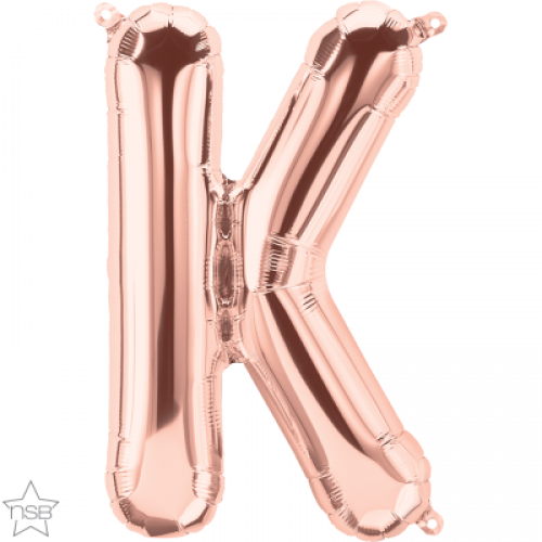 FOIL SMALL LETTER ROSEGOLD (عدد 5 قطع) K