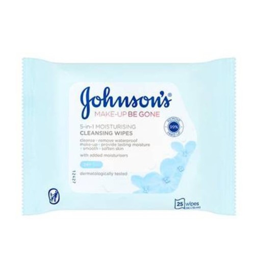 مناديل جونسون لازاله المكياج-للبشره الجافه