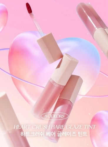 ‏Holika Holika- Heart crush bare glaze tint قلوسي...