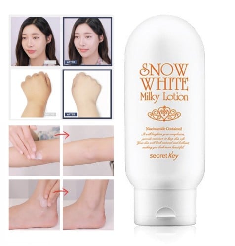 لوشن تفتيح فوري سنو وايت secret key Snow White Mil...