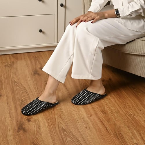 شبشب كريستال – شبشب نسائي سهرة أنيق بتصميم مرصع با...