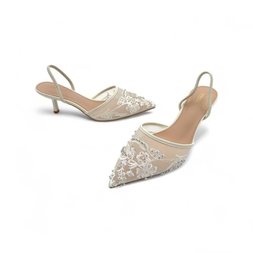 جزمة نسائي , مزينة بالخرز بتصميم فريد وانيق