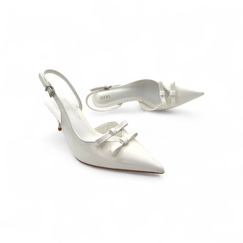 جزم نسائي كاجول - جلد صناعي لامع