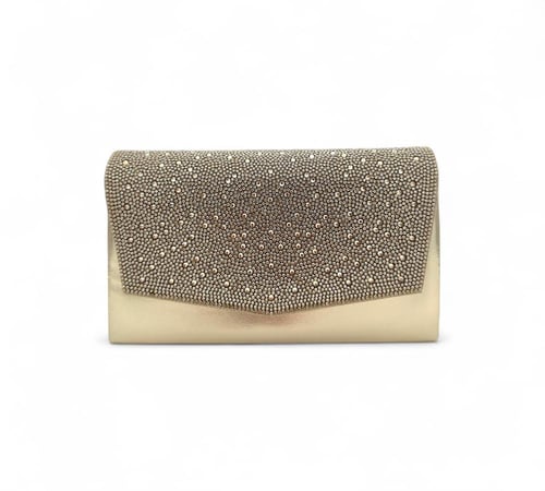 محفظة نسائي كريستال , مزينة بالفصوص اللامعة و الكر...