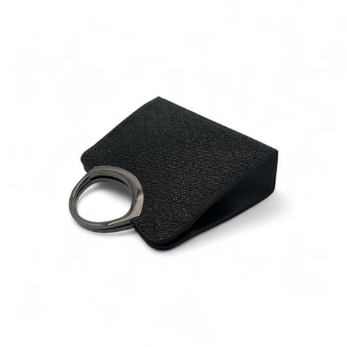 شنطة يد سهرة , مزينة بالفصوص اللامعة , بتصميم عصري...