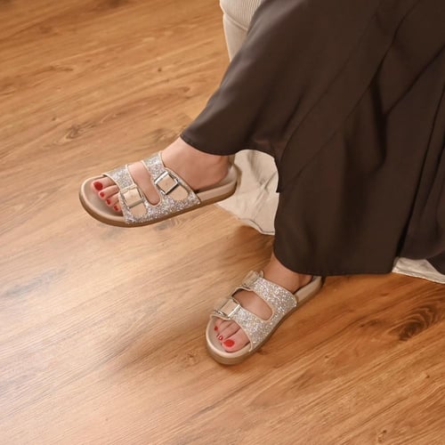 شبشب كريستال – شبشب نسائي سهرة أنيق بتصميم مرصع با...