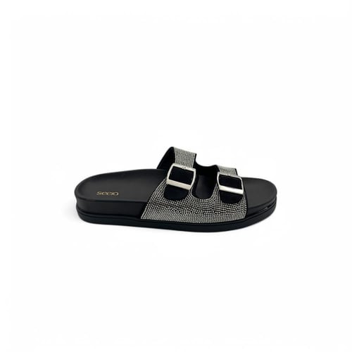 شبشب كريستال – شبشب نسائي سهرة أنيق بتصميم مرصع با...