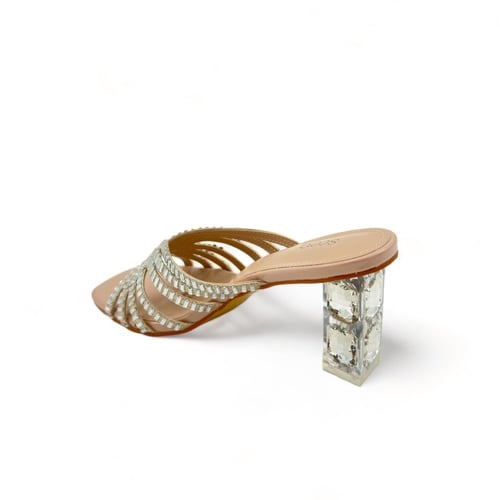 صندل نسائي فضي براند سيرا