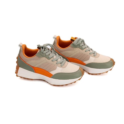 حذاء سبورت نسائي – جزمة سبورت أنيقة بتصميم ملون عص...