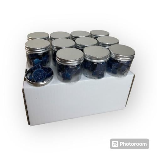 توزيعات مواليد قوالب مستكا (ازرق)