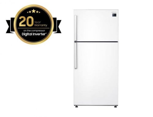 ثلاجة سامسونج ثلاجة مع فريزر علوي بسعة 500 لتر - R...