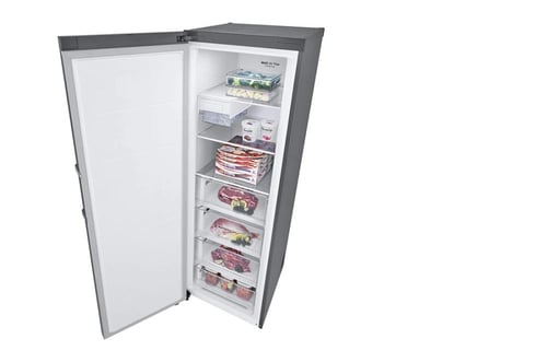 فريزر ال جي واقفه 11.4 قدم استيل LF131BBSIT